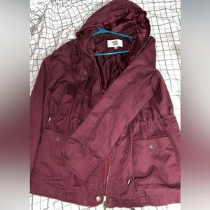 OUTER EDGE MAROON JACKET